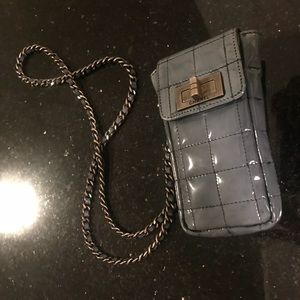 💯 AUTHENTIC CHANEL PATENT CROSSBODY POUCH
